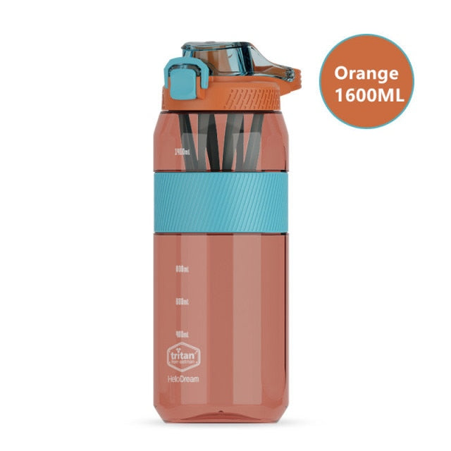 Water Bottle Tritan  With Straw Eco-Friendly - 750ml/1000ml/1600ml